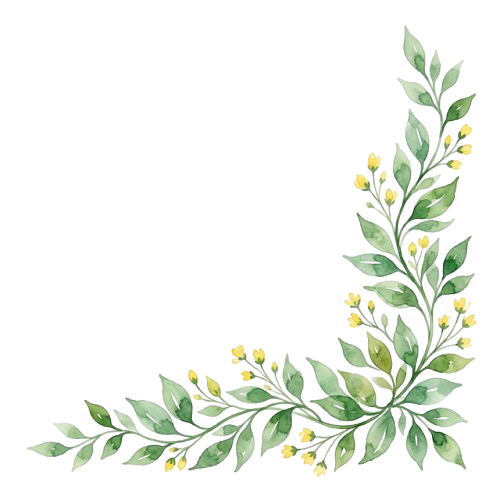 Floral decor bottom right